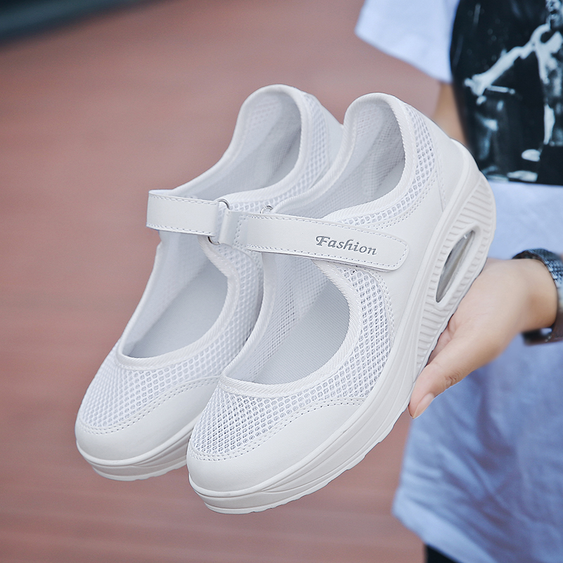 Women'S Shoes For Standing All Day - รองเท้าพยาบาลผู้หญิง ระบายอากาศได้ดี ผ้าถักน้ำหนักเบา รองรับอุ้งเท้า พื้นยางกันลื่น เหมาะสำหรับใส่ในโรงพยาบาล