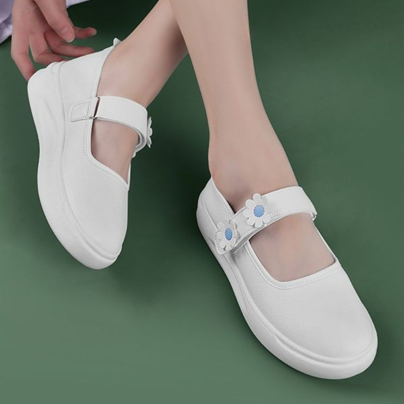 Women'S Shoes For Standing All Day - รองเท้าพยาบาลผู้หญิงแบบสวม พื้นหนา รองเท้าผ้าใบทำงาน ลดความเมื่อยล้า สวมใส่สบายตลอดวัน สำหรับฤดูใบไม้ผลิและฤดูใบไม้ร่วง