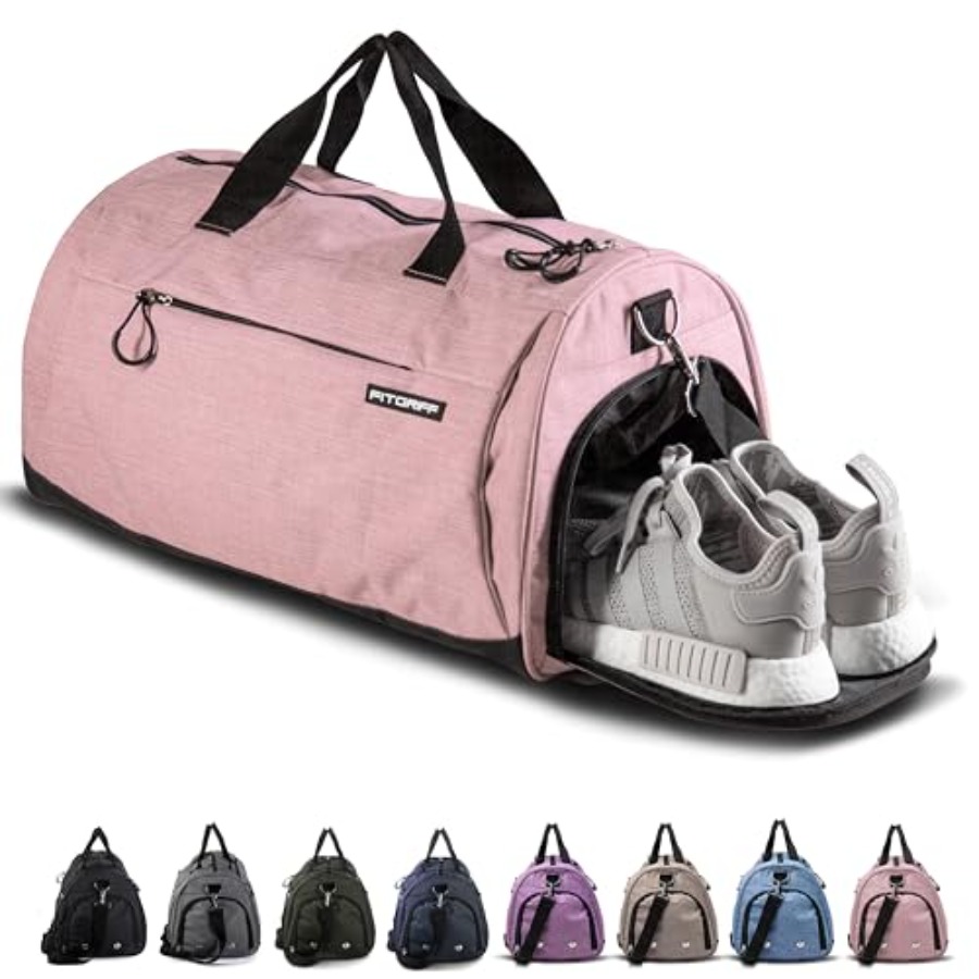 Women'S Shoes To Men'S - ® กระเป๋ายิมสำหรับผู้ชายและผู้หญิงพร้อมช่องใส่รองเท้าและช่องกันน้ำ - กระเป๋าเดินทางสำหรับการเดินทาง กีฬา ฟิตเนส