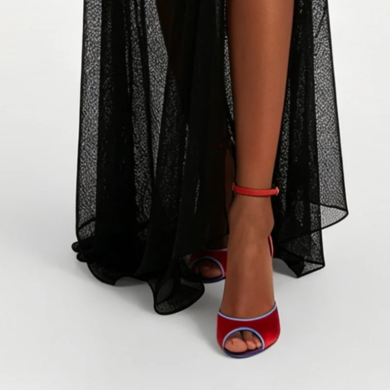 รองเท้าส้นสูงแบบเปิดนิ้วเท้า ส - Peep Toe Heels บทวิจารณ์และราคา