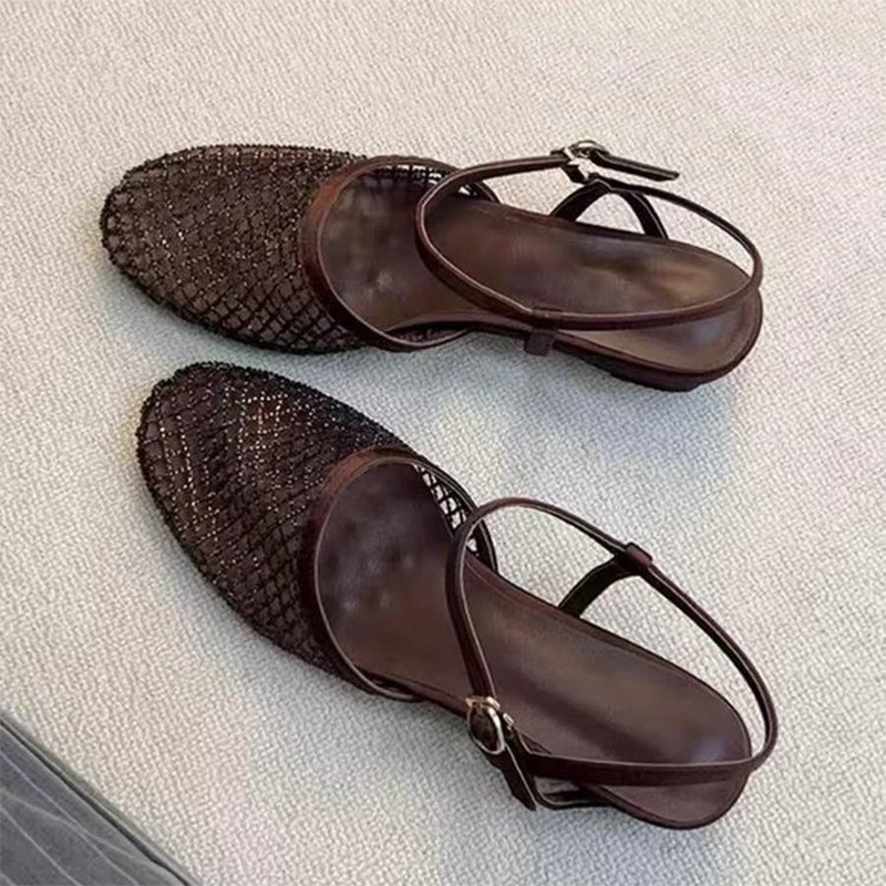 รองเท้าแตะผู้หญิงแบบตาข่าย ประ - Women Shoes Size 7 บทวิจารณ์และราคา