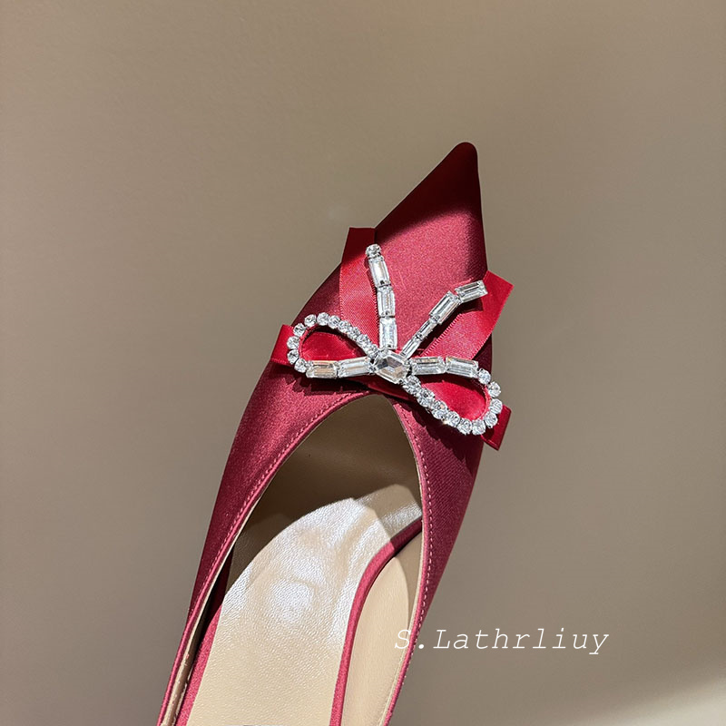 รองเท้าแตะ ส้นสูง ประดับคริสตั - Women Shoes Size 7 บทวิจารณ์และราคา