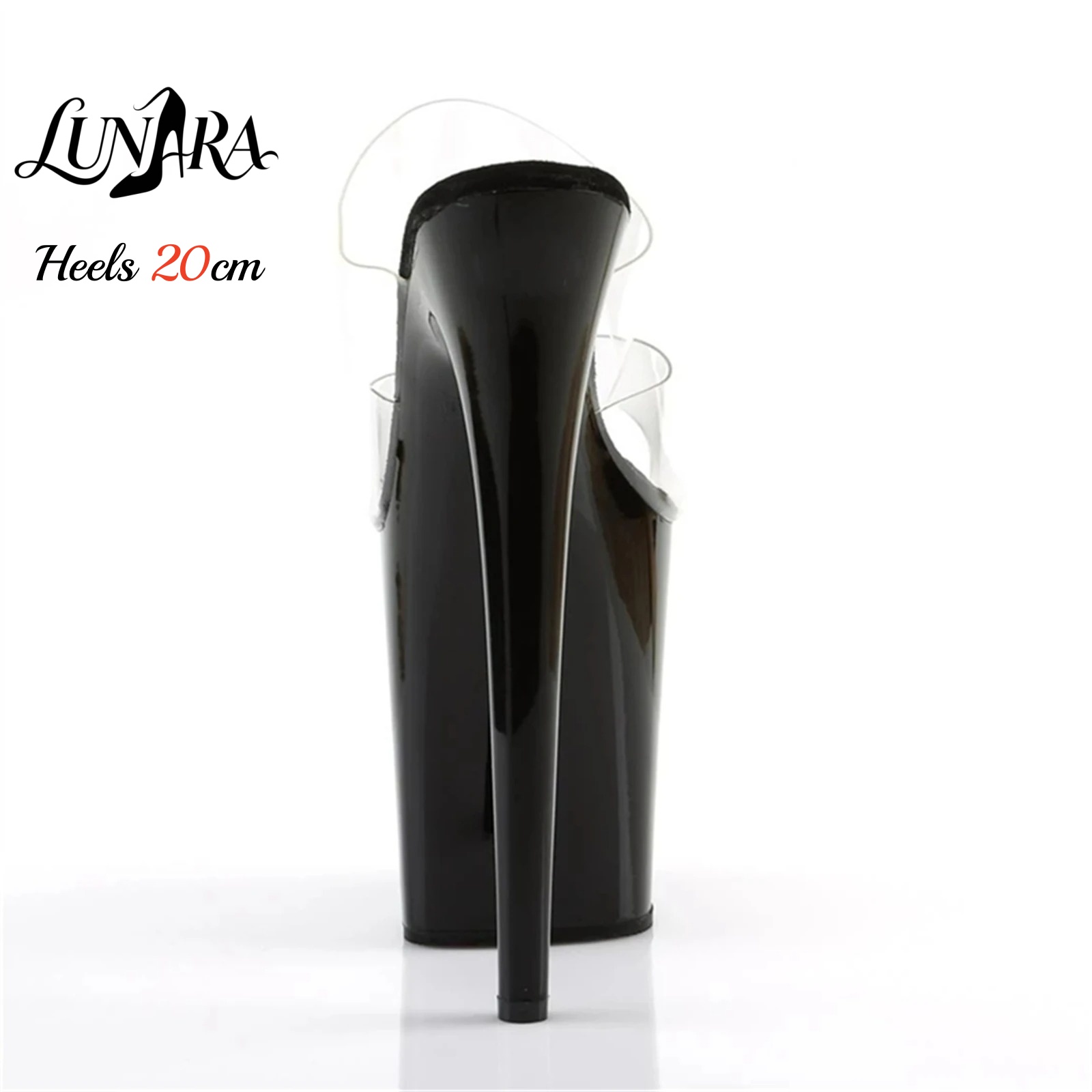 รองเท้าส้นสูงแบบสไลด์พลาสติกใส - Clear Strap Heel บทวิจารณ์และราคา