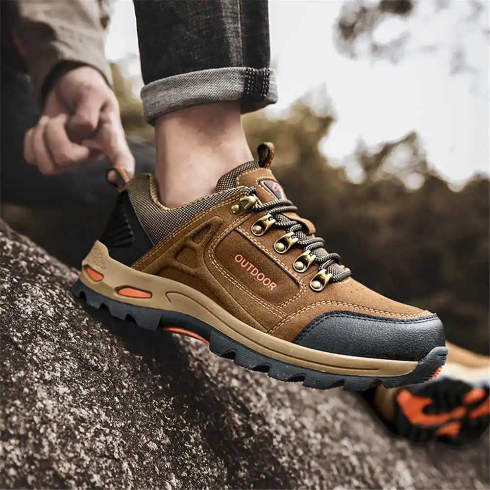 Non-SLIP Lace Up เดินป่าเทนนิส - Women Shoes Brown Colour บทวิจารณ์และราคา
