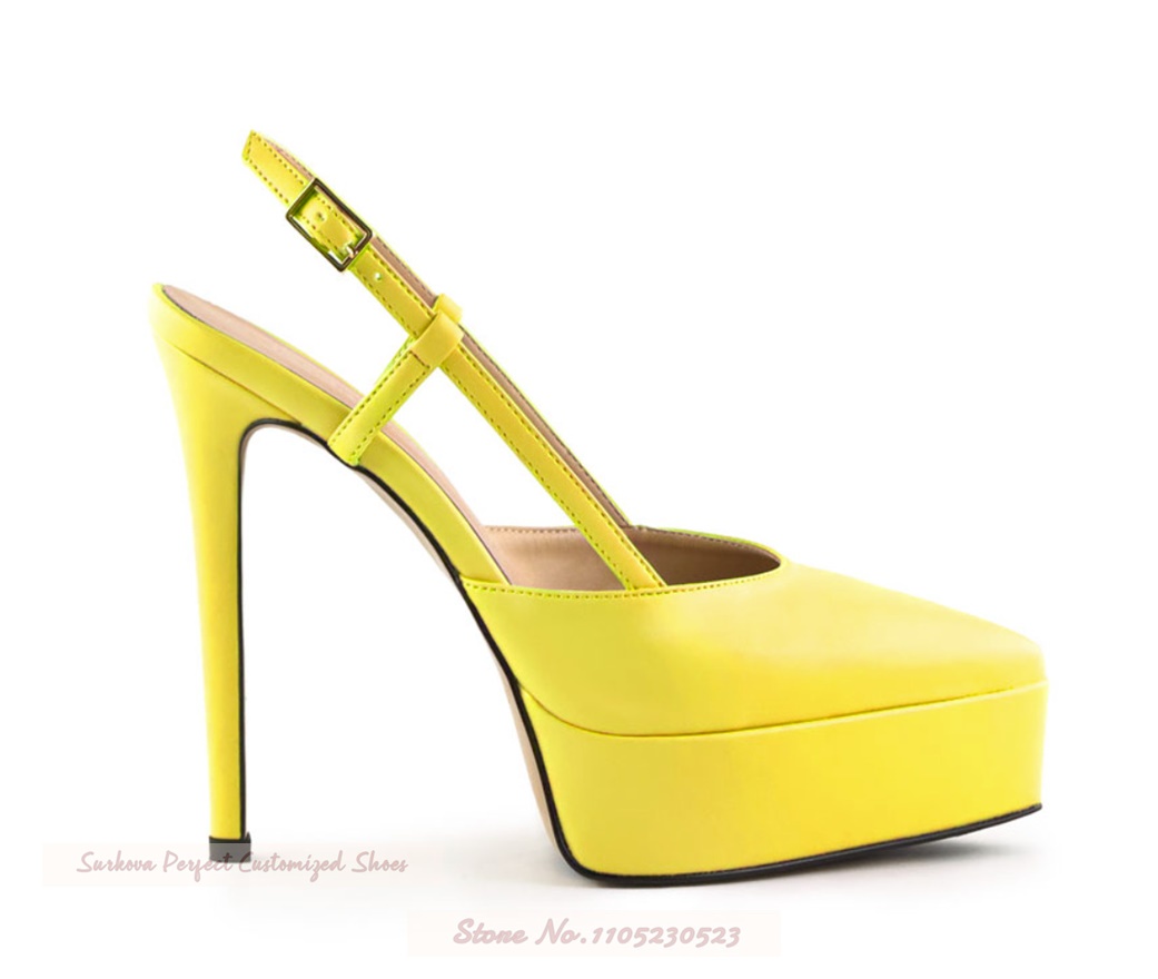 รองเท้าส้นสูงแบบแพลตฟอร์มปลายแ - Women'S Shoes Burgundy บทวิจารณ์และราคา