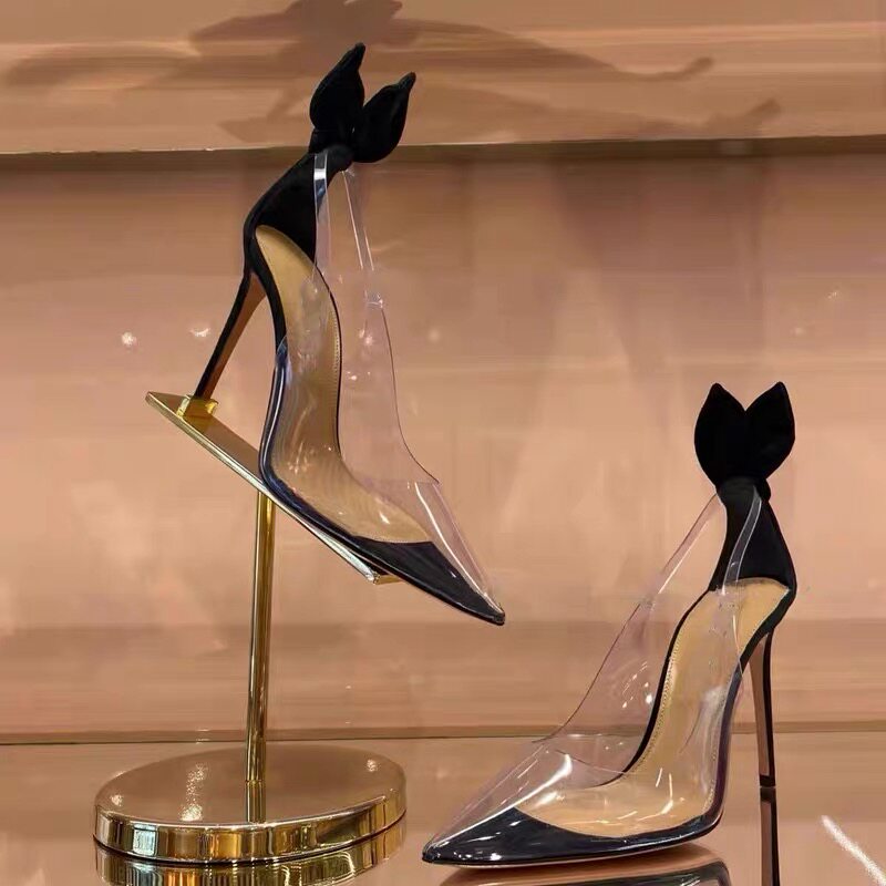 รองเท้าส้นสูงหัวแหลมแบบใหม่สำห - Clear Strap Heel บทวิจารณ์และราคา
