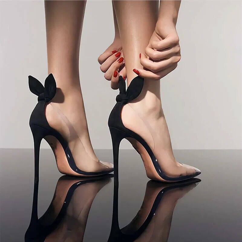 รองเท้าส้นสูงหัวแหลมแบบใหม่สำห - Clear Strap Heel บทวิจารณ์และราคา