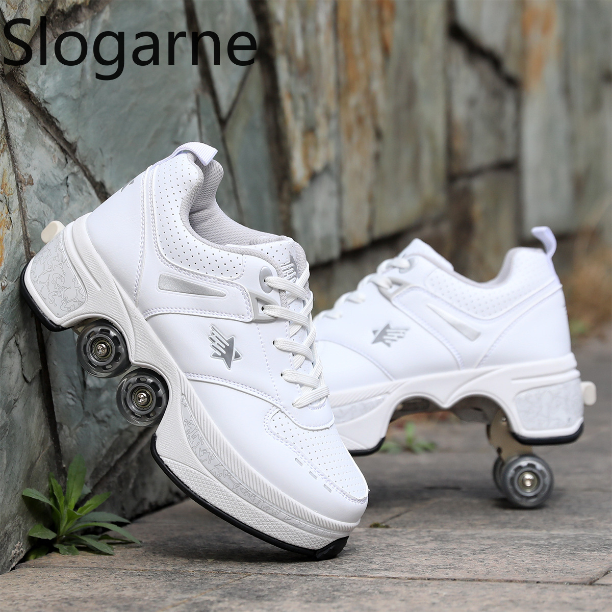 รองเท้าสเก็ตแบบมีล้อ 4 ล้อ สำห - Women'S Shoes To Men'S บทวิจารณ์และราคา