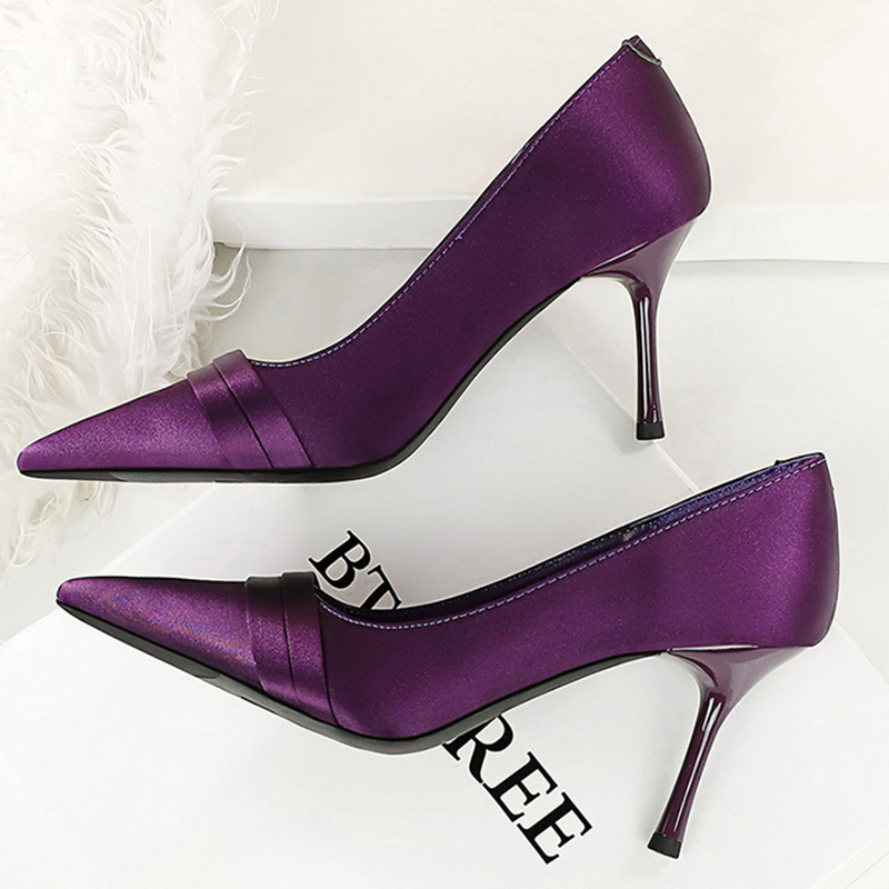 รองเท้าส้นสูงสีแดงเบอร์กันดี 8 - Women'S Shoes Burgundy บทวิจารณ์และราคา