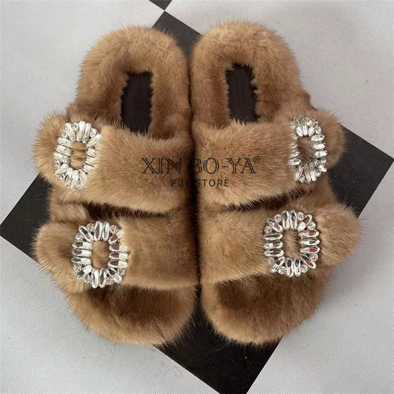 รองเท้าแตะขนมิงค์สำหรับผู้หญิง - Women Shoes Mk บทวิจารณ์และราคา