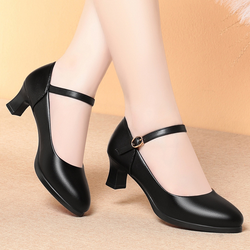 5 ซม.ส้น Flight Attendant รองเ - Women'S Shoes For Standing All Day บทวิจารณ์และราคา