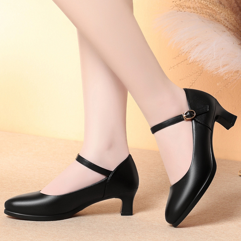 5 ซม.ส้น Flight Attendant รองเ - Women'S Shoes For Standing All Day บทวิจารณ์และราคา