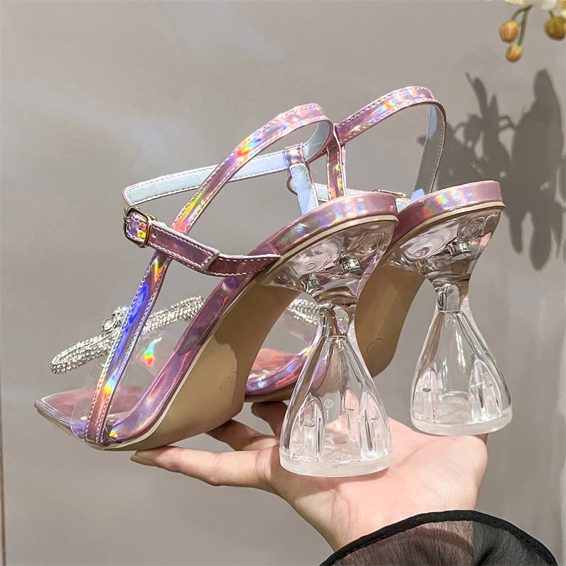 รองเท้าส้นสูงแฟชั่นผู้หญิง Ane - Clear Strap Heel บทวิจารณ์และราคา