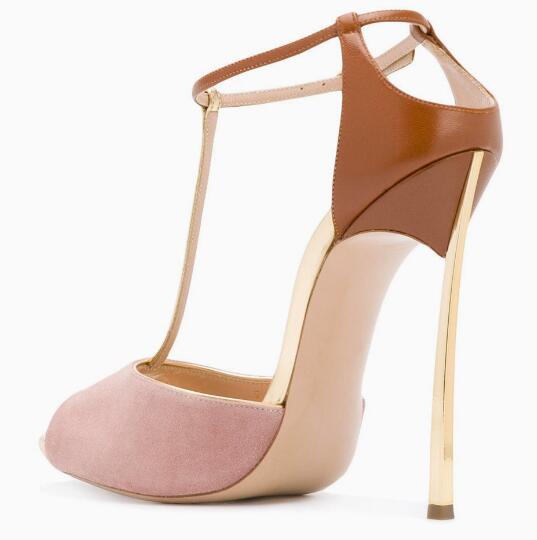 รองเท้าส้นสูงแบบเปิดนิ้วเท้าสี - Peep Toe Heels บทวิจารณ์และราคา