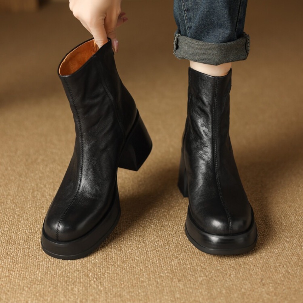 รองเท้าบูทหนังผู้หญิงอเนกประสง - Women Shoes Size 7 บทวิจารณ์และราคา