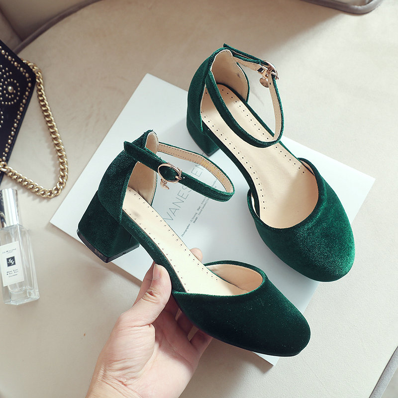 รองเท้าส้นเตี้ยแบบแมรี่เจน ผ้า - Women'S Shoes Burgundy บทวิจารณ์และราคา