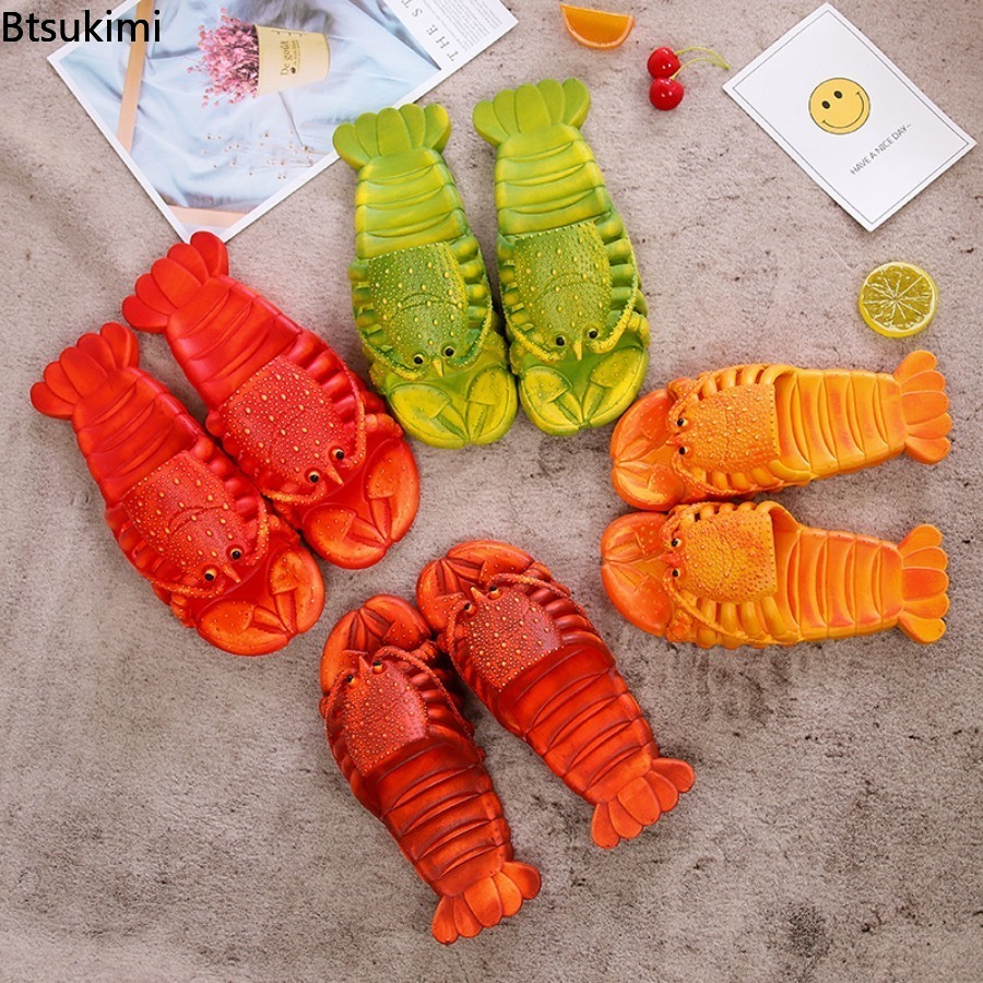 รองเท้าแตะลายการ์ตูนกุ้งมังกรส - Women'S Shoes To Men'S บทวิจารณ์และราคา