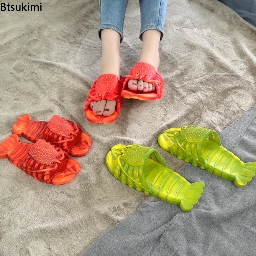 รองเท้าแตะลายการ์ตูนกุ้งมังกรส - Women'S Shoes To Men'S บทวิจารณ์และราคา