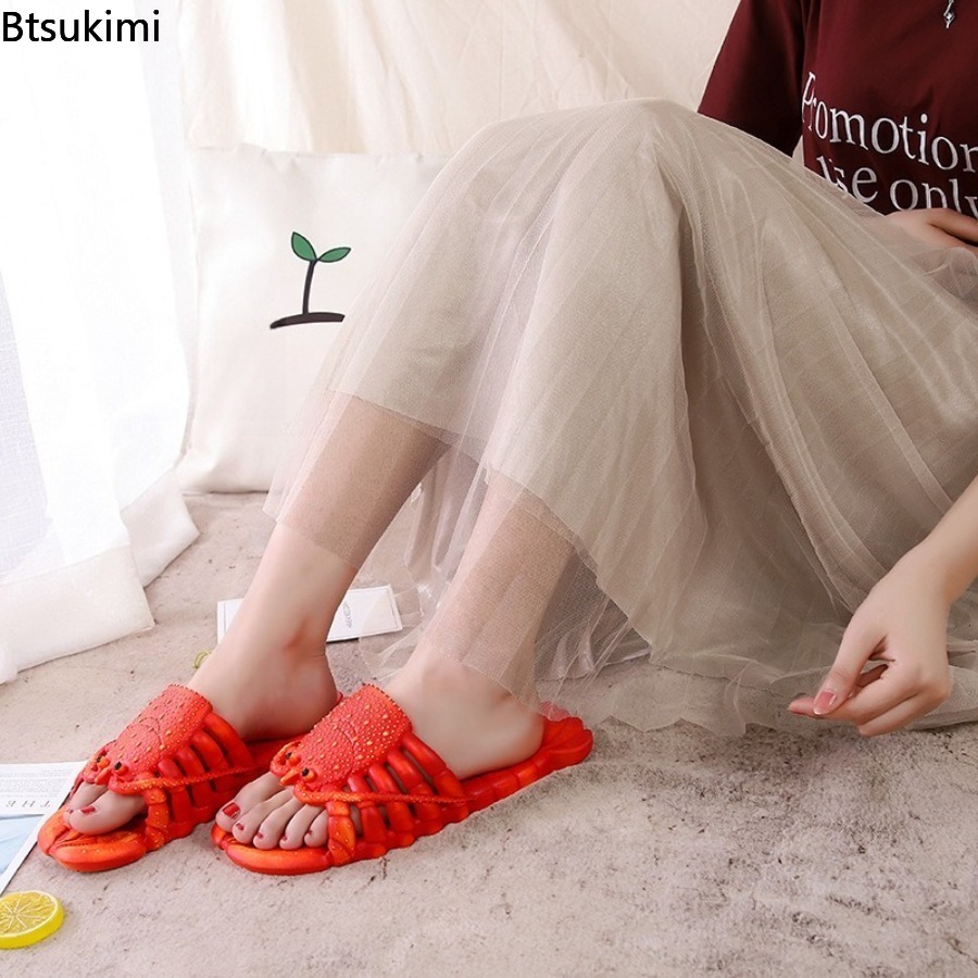 รองเท้าแตะลายการ์ตูนกุ้งมังกรส - Women'S Shoes To Men'S บทวิจารณ์และราคา
