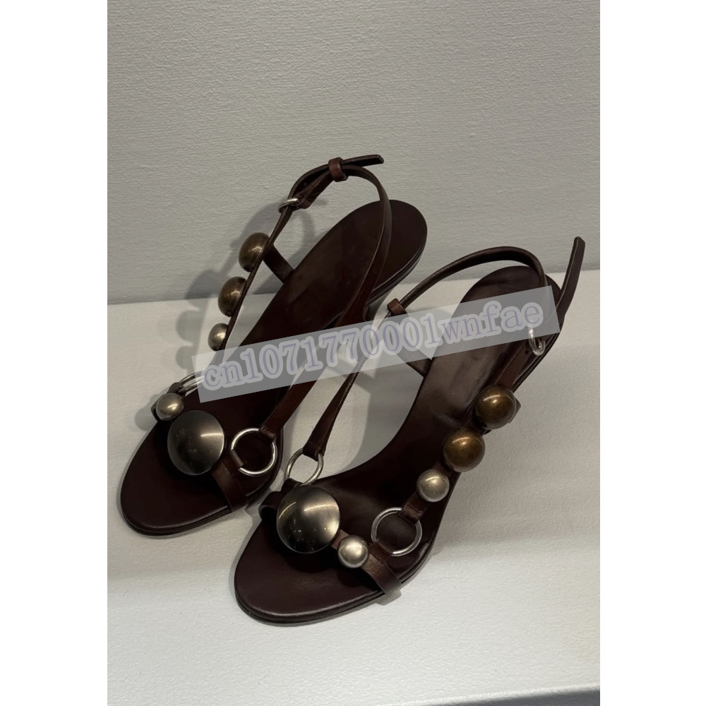 รองเท้าส้นสูงแบบสวมเปิดส้นหนัง - Peep Toe Heels บทวิจารณ์และราคา