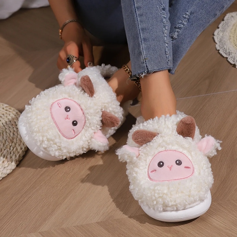 รองเท้าแตะรูปแกะน้อยน่ารักสำหร - Women'S Shoes To Men'S บทวิจารณ์และราคา