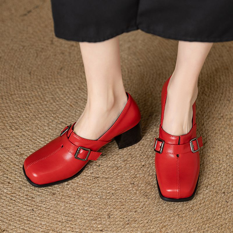 Girseaby Vintage ผู้หญิงปั๊มสแ - Women'S Shoes Plus Size บทวิจารณ์และราคา